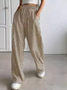 Loose Jersey Casual Pants