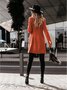 Loose Casual Plain Blazer