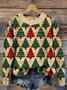 Casual Loose Cotton Crew Neck Sweater