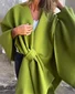 Casual Loose Imitation Cashmere Plain Coat