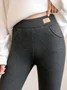 Plain Casual Leggings