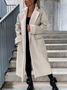 Plain Loose Casual Others Jacket