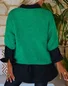 Crew Neck Jersey Casual Sweater