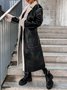 Plain Loose Casual Others Jacket