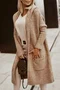 Casual Text Letters Cardigan