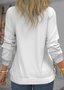 Zipper Casual Sweatshirt