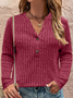 Regular Fit Plain Cotton Sweater