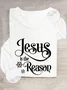 Jesus Is The Reason Casual Long Sleeve Shirt