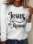 Jesus Is The Reason Casual Long Sleeve Shirt