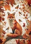 Autumn Fall Maple Fox Long sleeve Shirt