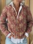Casual Loose Knitted 3D Printing Cardigan