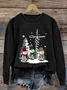 Women's Christmas Print Casual Sweatshirt