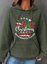 Christmas  Making Memories Together Simple Loose Hoodie