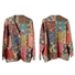 Wool/Knitting Simple Loose V Neck Cardigan