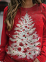 Casual Crew Neck Sweatshirt