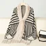 Casual Loose Striped Cloak