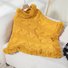 Loose Mock Neck Casual Cloak