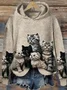 Women's Simple Cat Sweater