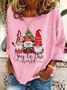 Joy To The World Gnome Christmas Casual Sweatshirt