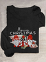 Christmas Gnomes Casual Long Sleeve Shirt