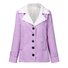 Plain Casual Loose Shawl Collar Padded Jacket