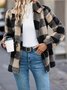 Fluff/Granular Fleece Fabric Loose Casual Teddy Jacket