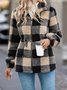 Fluff/Granular Fleece Fabric Loose Casual Teddy Jacket