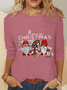 Christmas Gnomes Casual Long Sleeve Shirt