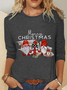 Christmas Gnomes Casual Long Sleeve Shirt