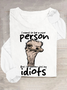 I Am Surrounded By Idiots Casual Long Sleeve Shirt