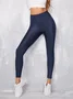 Casual Plain Tight Leggings