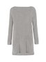 Plain Loose Casual Crew Neck Sweater
