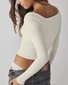 Casual Plain Square Neck T-Shirt