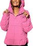 Casual Plain Loose Padded Jacket