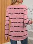 Ethnic Square Neck Regular Fit Casual T-Shirt