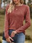 Casual Plain Regular Fit T-Shirt