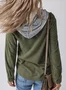 Plain Hoodie Casual Jacket