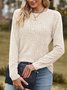 Casual Plain Regular Fit T-Shirt