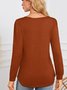 Regular Fit Crew Neck Casual Plain T-Shirt