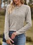 Casual Plain Regular Fit T-Shirt