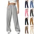 Loose Casual Plain Sweatpants & Joggers