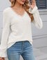 Casual Regular Fit V Neck T-Shirt