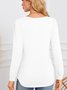 Regular Fit Crew Neck Casual Plain T-Shirt