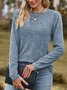 Casual Plain Regular Fit T-Shirt