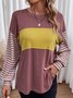 Loose Crew Neck Casual T-Shirt