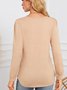 Regular Fit Crew Neck Casual Plain T-Shirt