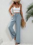 Casual Plain Sweatpants & Joggers