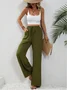 Casual Plain Sweatpants & Joggers