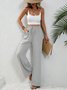 Casual Plain Sweatpants & Joggers