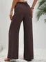 Casual Plain Sweatpants & Joggers
